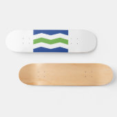 Vlag van Burlington, Vermont Persoonlijk Skateboard (Horizontaal)