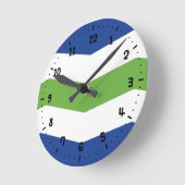 Vlag van Burlington, Vermont Ronde Klok (Hoek)