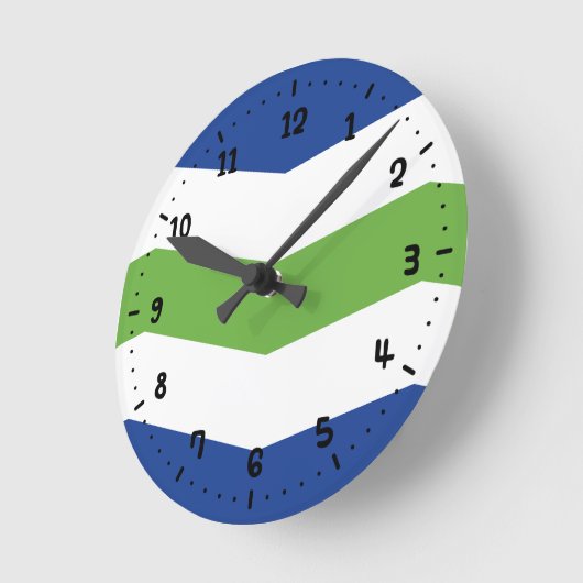 Vlag van Burlington, Vermont Ronde Klok (Hoek)