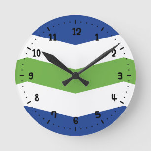 Vlag van Burlington, Vermont Ronde Klok