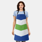 Vlag van Burlington, Vermont Schort (Gedragen)