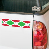 Vlag van Burundi Bumpersticker (Op Truck)