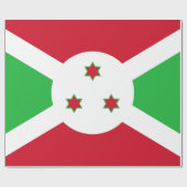 Vlag van Burundi Cadeaupapier (Vlak)