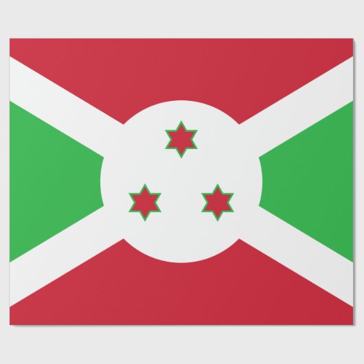 Vlag van Burundi Cadeaupapier (Vlak)