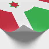 Vlag van Burundi Cadeaupapier (Hoek)