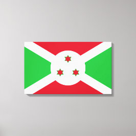 Vlag van Burundi Canvas Afdruk