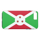 Vlag van Burundi Case-Mate iPhone Case (Achterkant (Horizontaal))