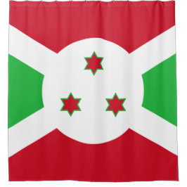 Vlag van Burundi Douchegordijn