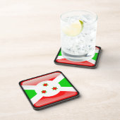 Vlag van Burundi Drankjes Onderzetter (Rechterzijde)