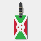 Vlag van Burundi Easy ID Personal Bagagelabel (Voorkant verticaal)