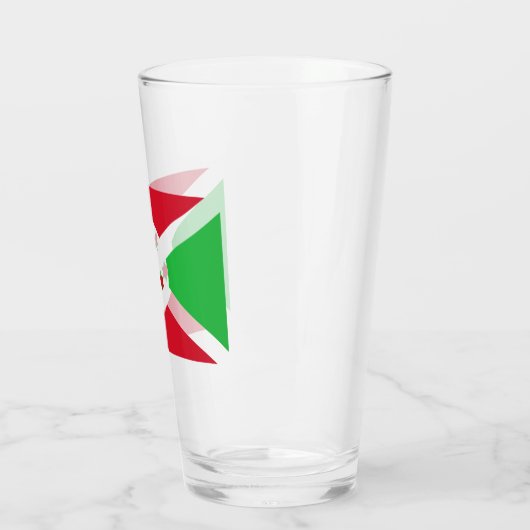 Vlag van Burundi Glas (Links)
