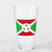 Vlag van Burundi Glas (Voorkant)