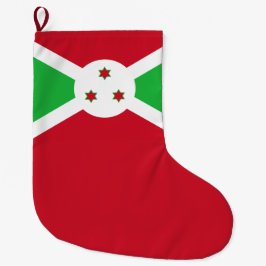 Vlag van Burundi Grote Kerstsok