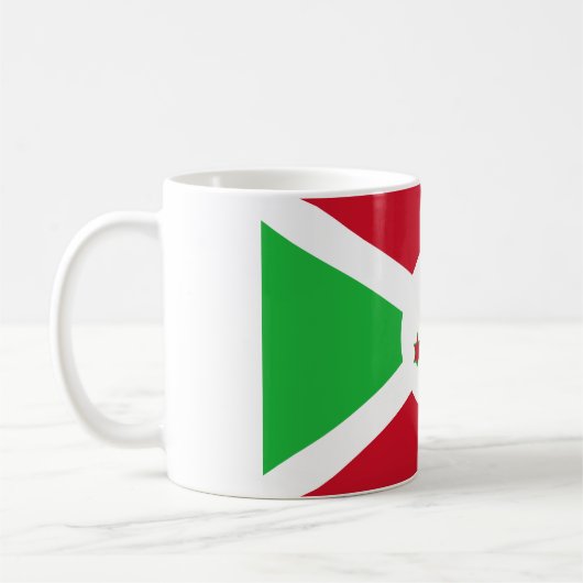 Vlag van Burundi Koffiemok (Links)