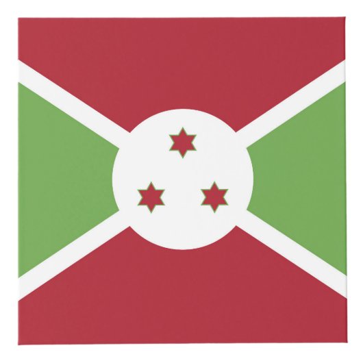 Vlag van Burundi Kubus (Voorkant)