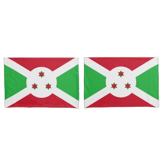 Vlag van Burundi Kussensloop (Voorkant-Set)