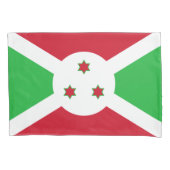 Vlag van Burundi Kussensloop (Voorkant-Links)