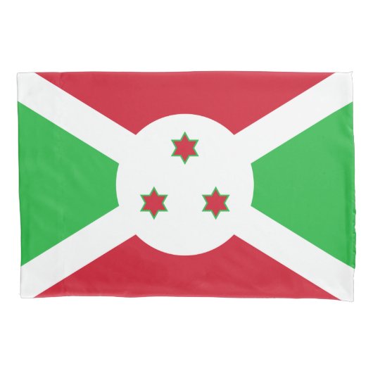Vlag van Burundi Kussensloop (Voorkant-Links)