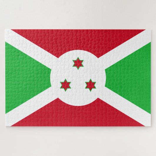 Vlag van Burundi Legpuzzel (Horizontaal)