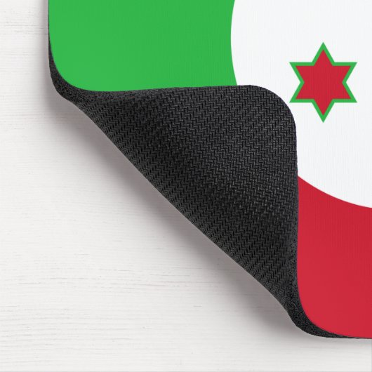 Vlag van Burundi Muismat (Hoek)