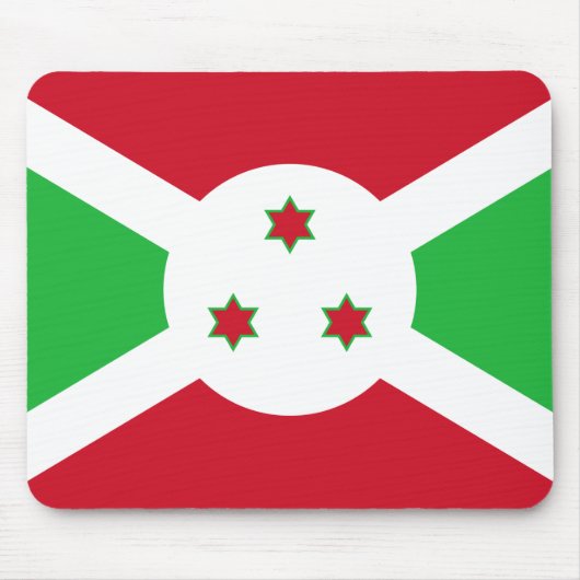 Vlag van Burundi Muismat (Voorkant)