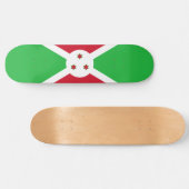 Vlag van Burundi Persoonlijk Skateboard (Horizontaal)