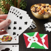 Vlag van Burundi Pokerkaarten (Insitu)