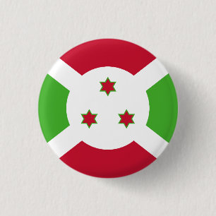 Vlag van Burundi Ronde Button 3,2 Cm