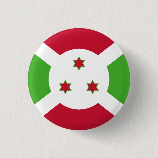 Vlag van Burundi Ronde Button 3,2 Cm (Voorkant)