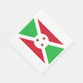 Vlag van Burundi Servet (Hoek)
