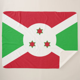 Vlag van Burundi Sherpa Deken