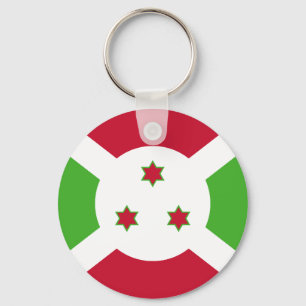 Vlag van Burundi Sleutelhanger