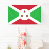 Vlag van Burundi Spandoek (Insitu)