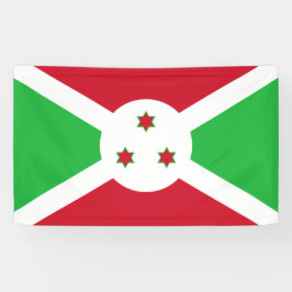 Vlag van Burundi Spandoek