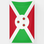 Vlag van Burundi Spandoek (Verticaal)