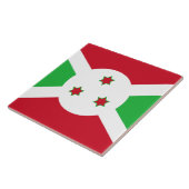 Vlag van Burundi Tegeltje (Zijkant)