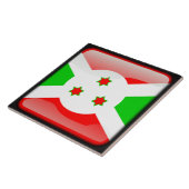 Vlag van Burundi Tegeltje (Zijkant)