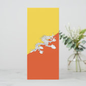 Vlag van Butaan Menu (Staand voorkant)