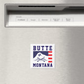 Vlag van Butte, Montana Magneet (Insitu (Vaatwasser))