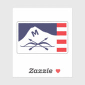 Vlag van Butte, Montana Sticker (Vel)