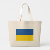 Vlag van Button Canvas tas Oekraïne (Achterkant)