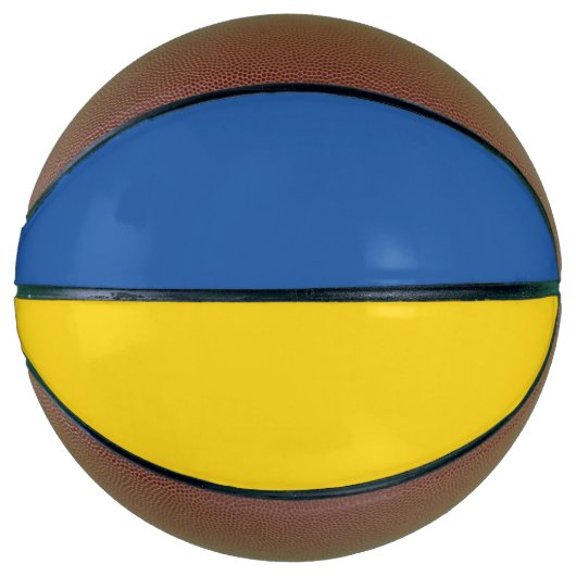 Vlag van Button Oekraïne Basketbal (Voorkant)