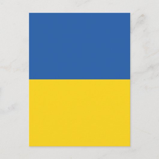 Vlag van Button Oekraïne Briefkaart (Voorkant)