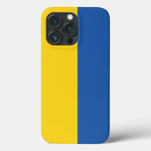 Vlag van Button Oekraïne Case-Mate iPhone Case (Achterkant)