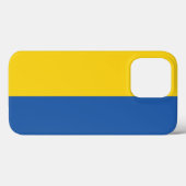 Vlag van Button Oekraïne Case-Mate iPhone Case (Achterkant (horizontaal))