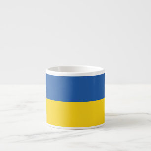 Vlag van Button Oekraïne Espresso Kop