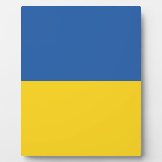 Vlag van Button Oekraïne Fotoplaat (Voorkant)