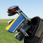 Vlag van Button Oekraïne Golfheadcover (Insitu)