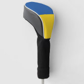 Vlag van Button Oekraïne Golfheadcover (Schuin)