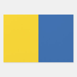 Vlag van Button Oekraïne Inpakpapier Vel